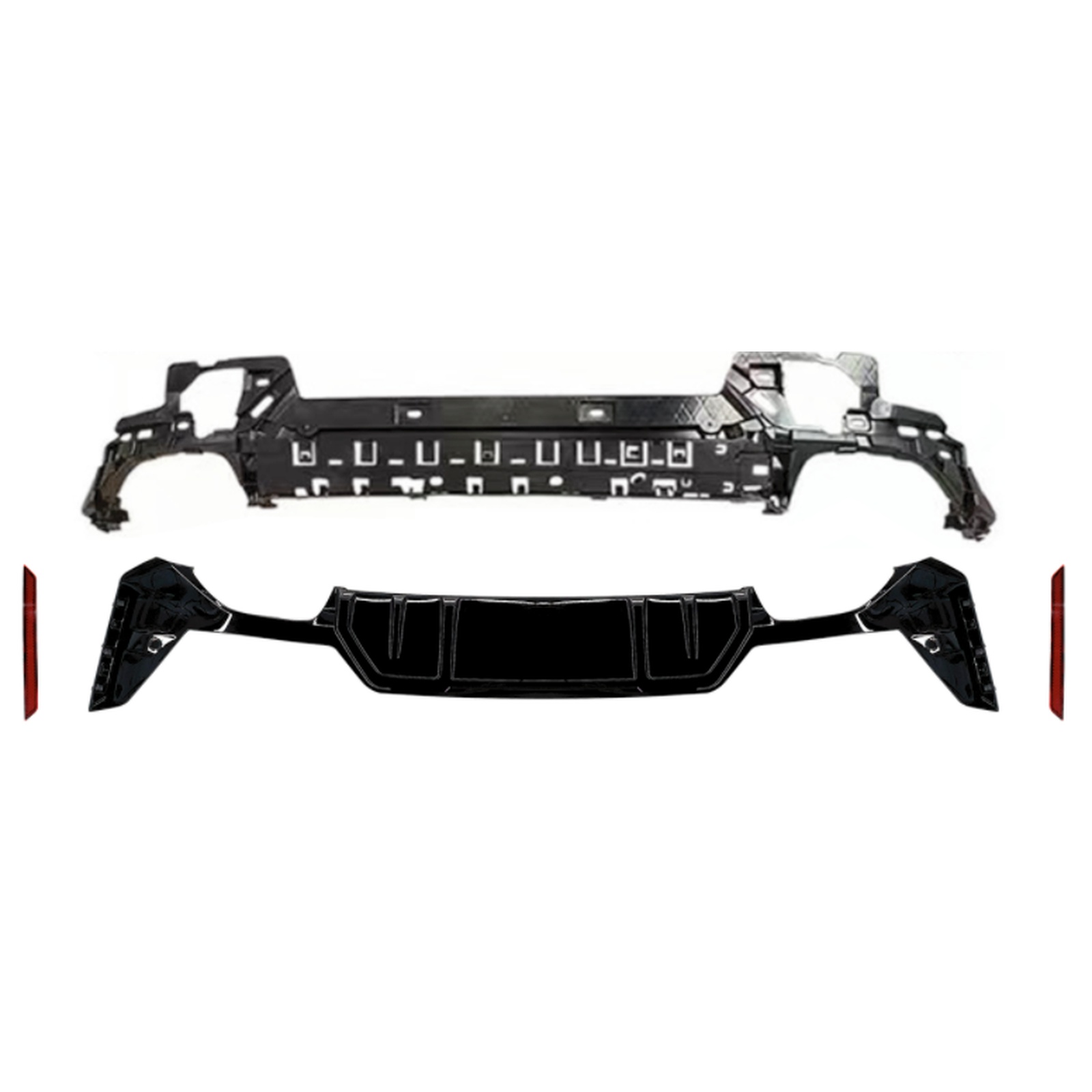 340D-M-Tech Rear Diffuser MTP-G20-077 for BMW