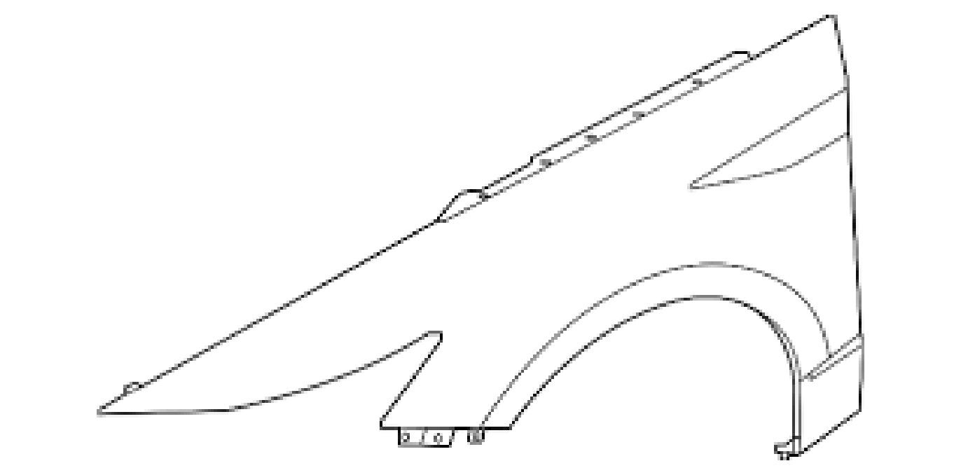Inner Fender HN2070031 for 现代 Hyundai