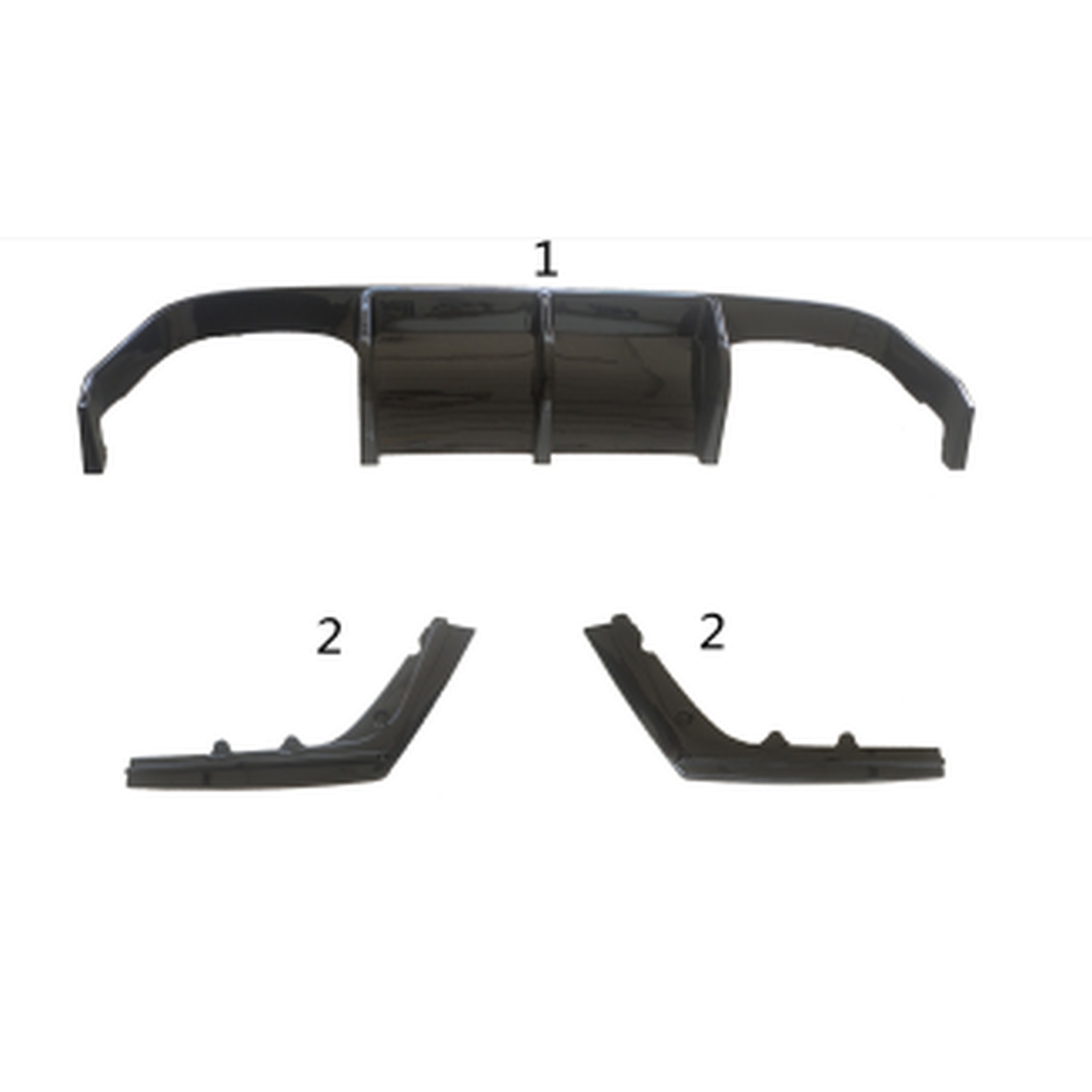 F80 Rear Diffuser PSM Style MTP-F80-006 for BMW