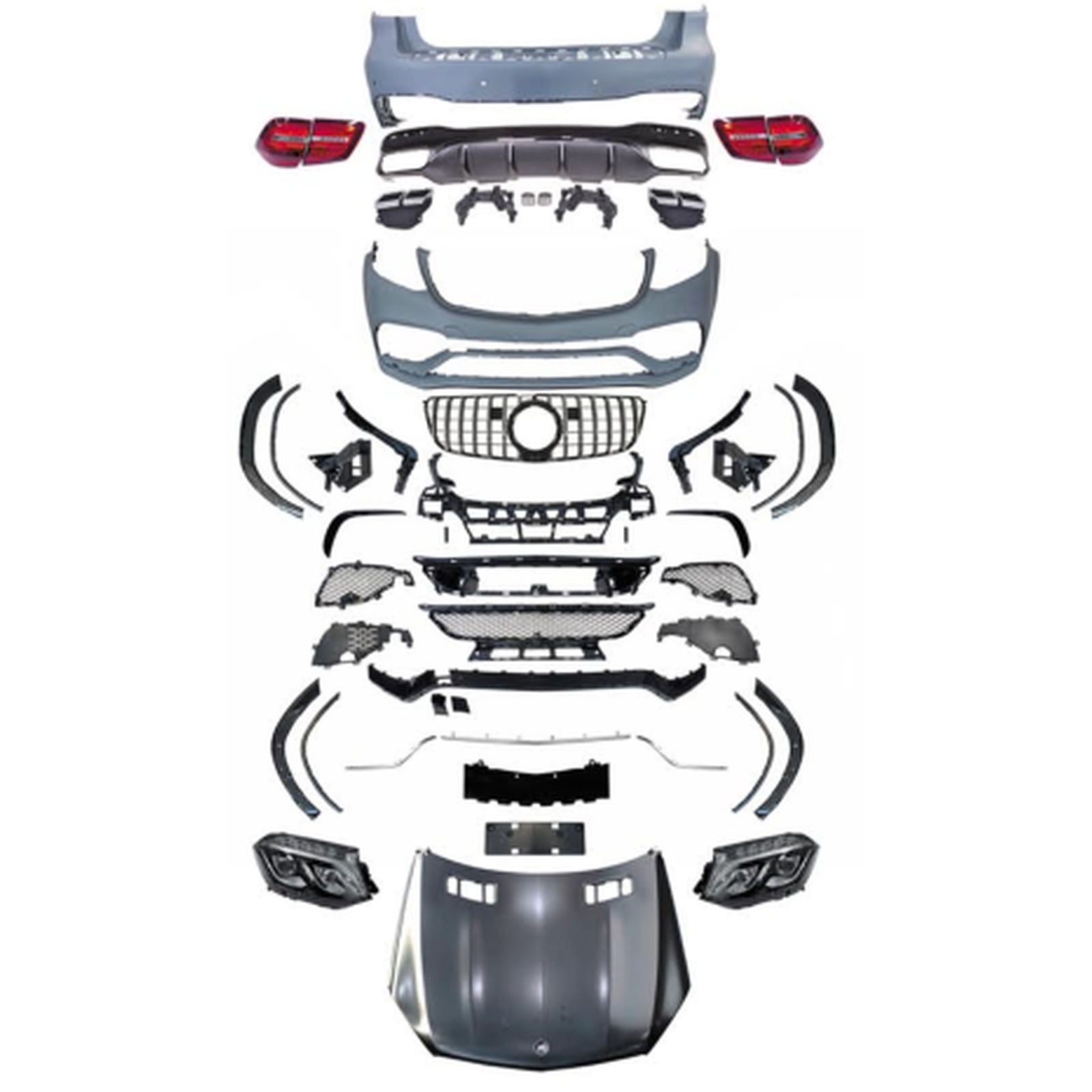 GLS 63 Full Set Bodykiy For 12-15 GL MTP-X166-001 for BENZ