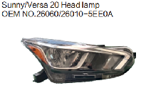 Head Lamps NS6020111 for 日产 Nissan