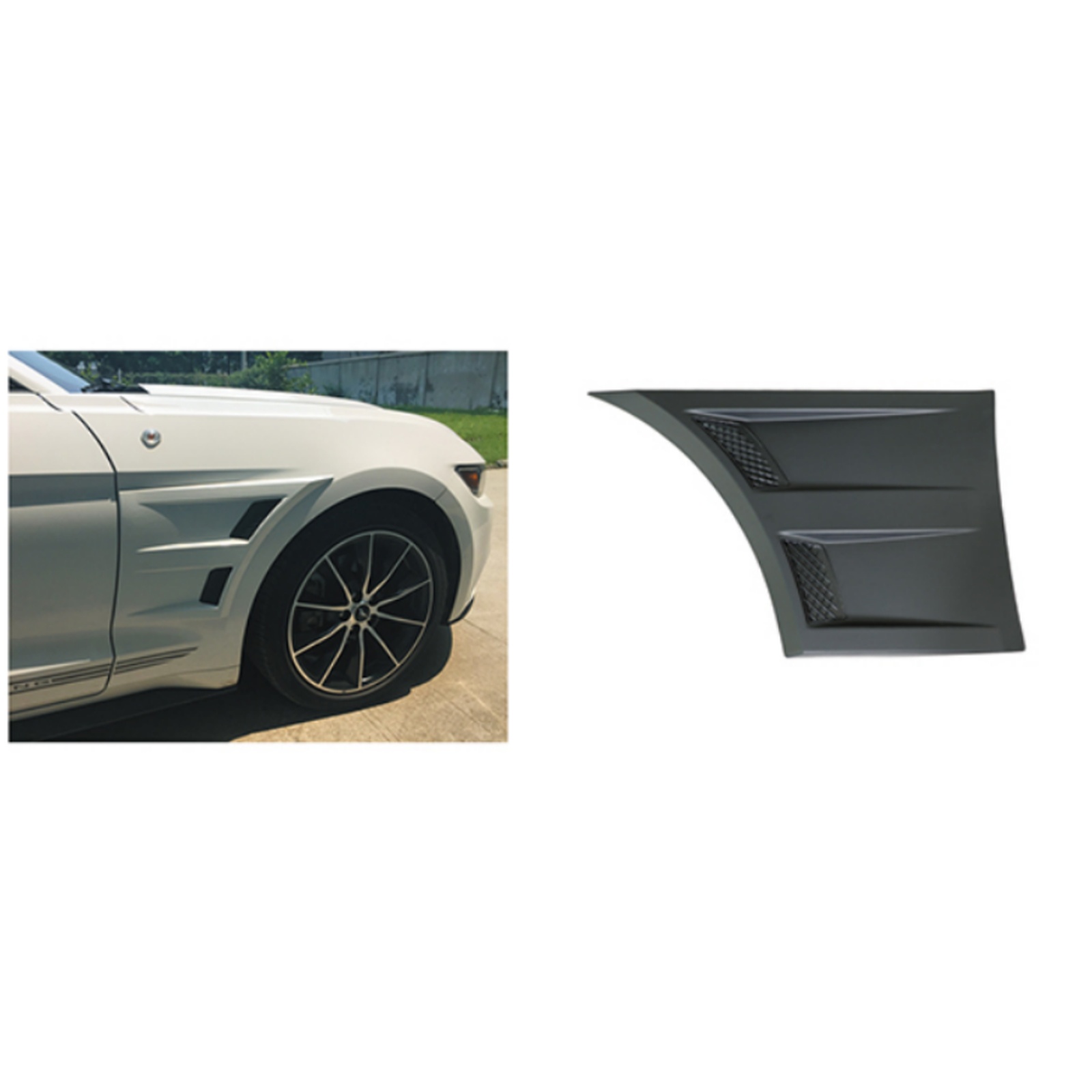 3D-Type Fender Vents/ MTP-MUST-022 for FORD