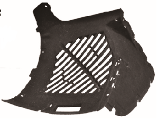 Mud Guard BT0070811 for 宾利 Bentley