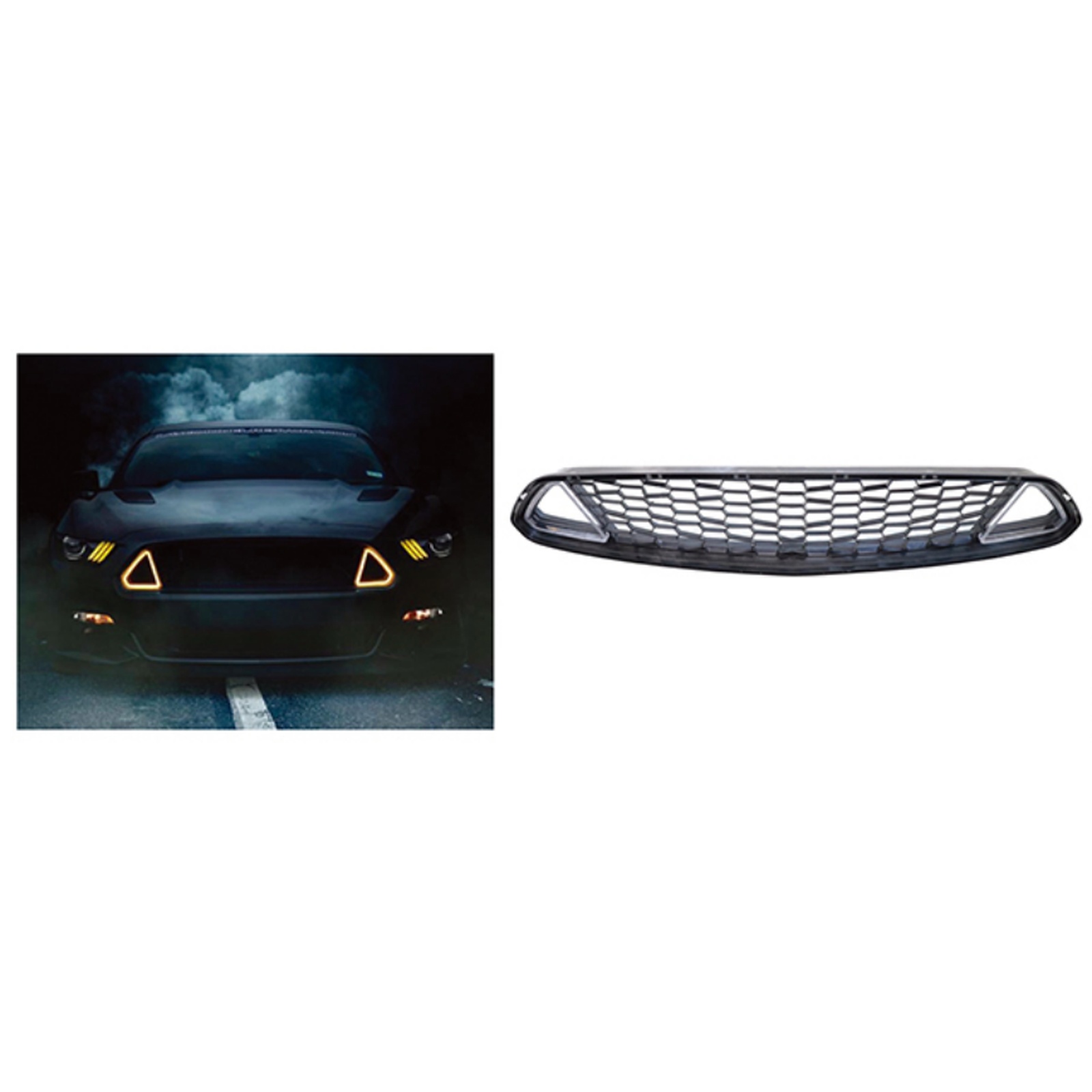 DRL Grille/ MTP-MUST-027 for FORD