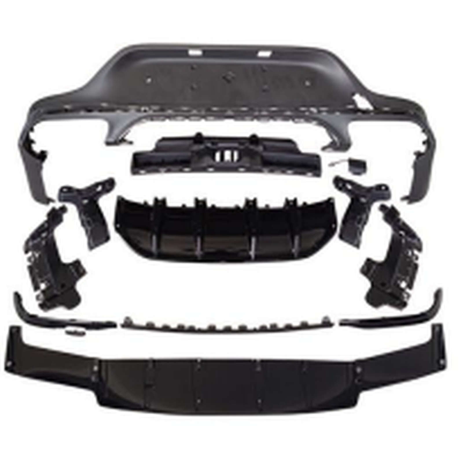 GLC63 Rear Diffuser/For AMG Coupe/Black MTP-X253-030 for BENZ