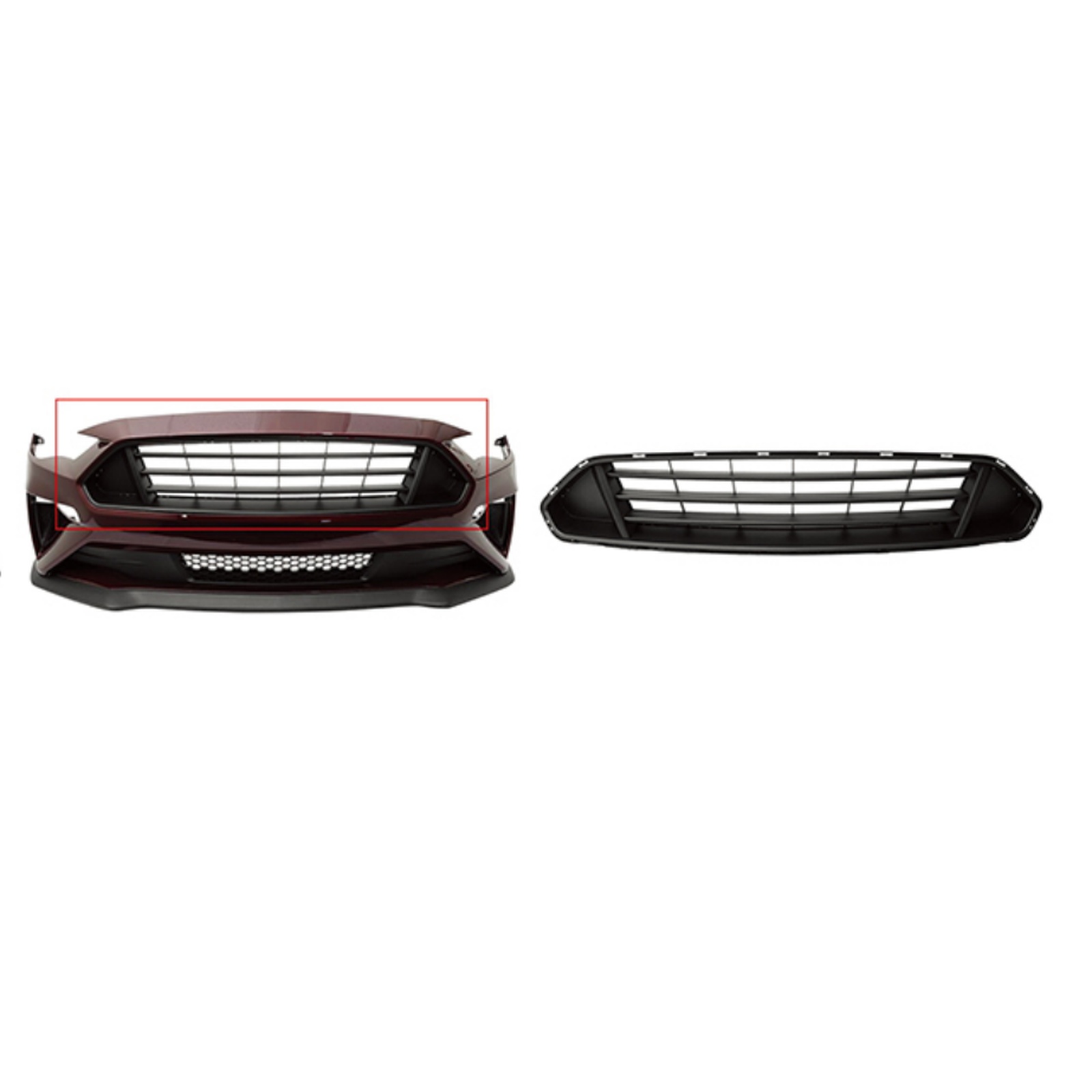 Modern Upper Grille MTP-MUST-048 for FORD