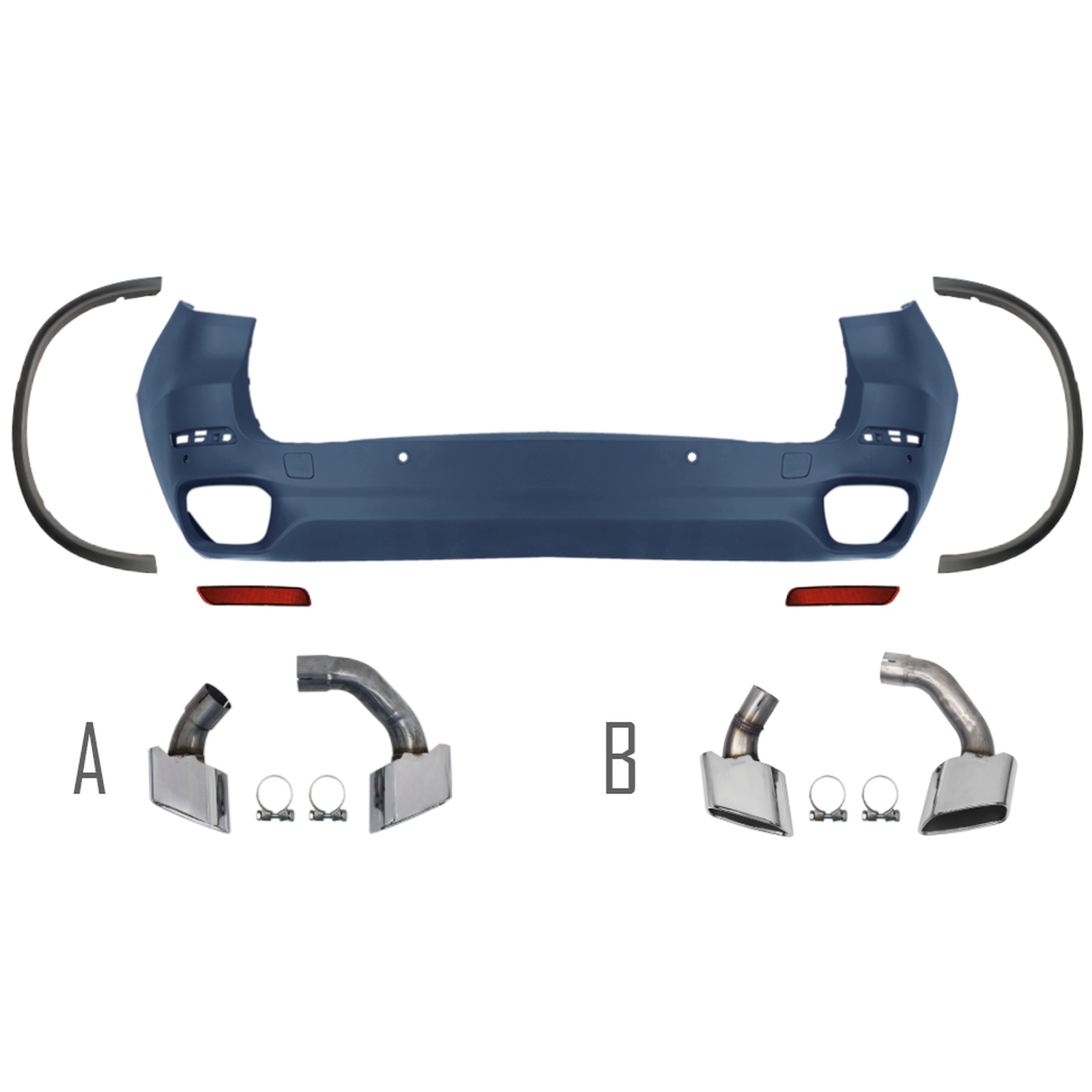 M-Tech Rear Bumper Assy MTP-F15-028 for BMW