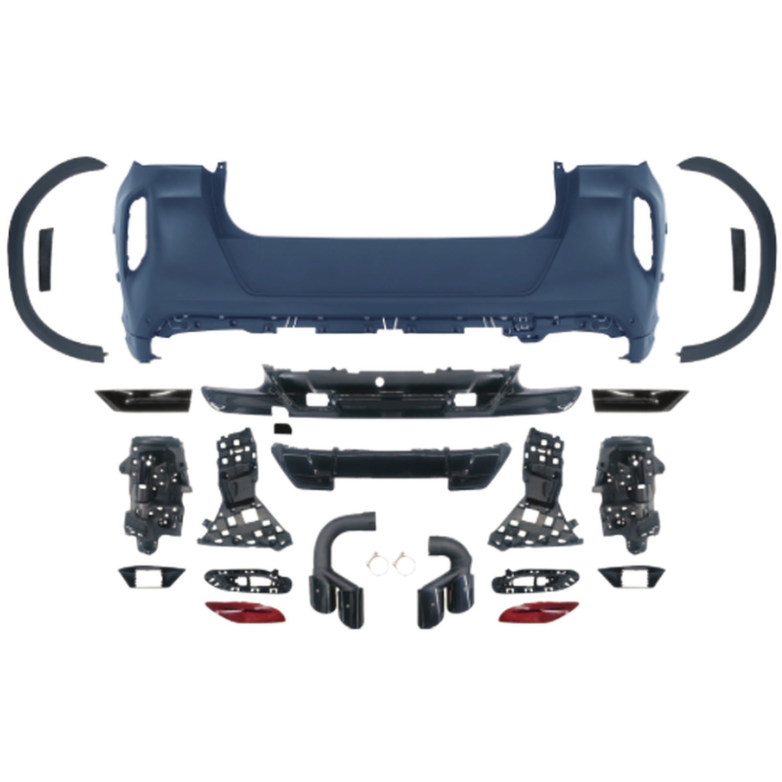 G06 X6M Rear Bumper Assy MTP-G06-015 for BMW