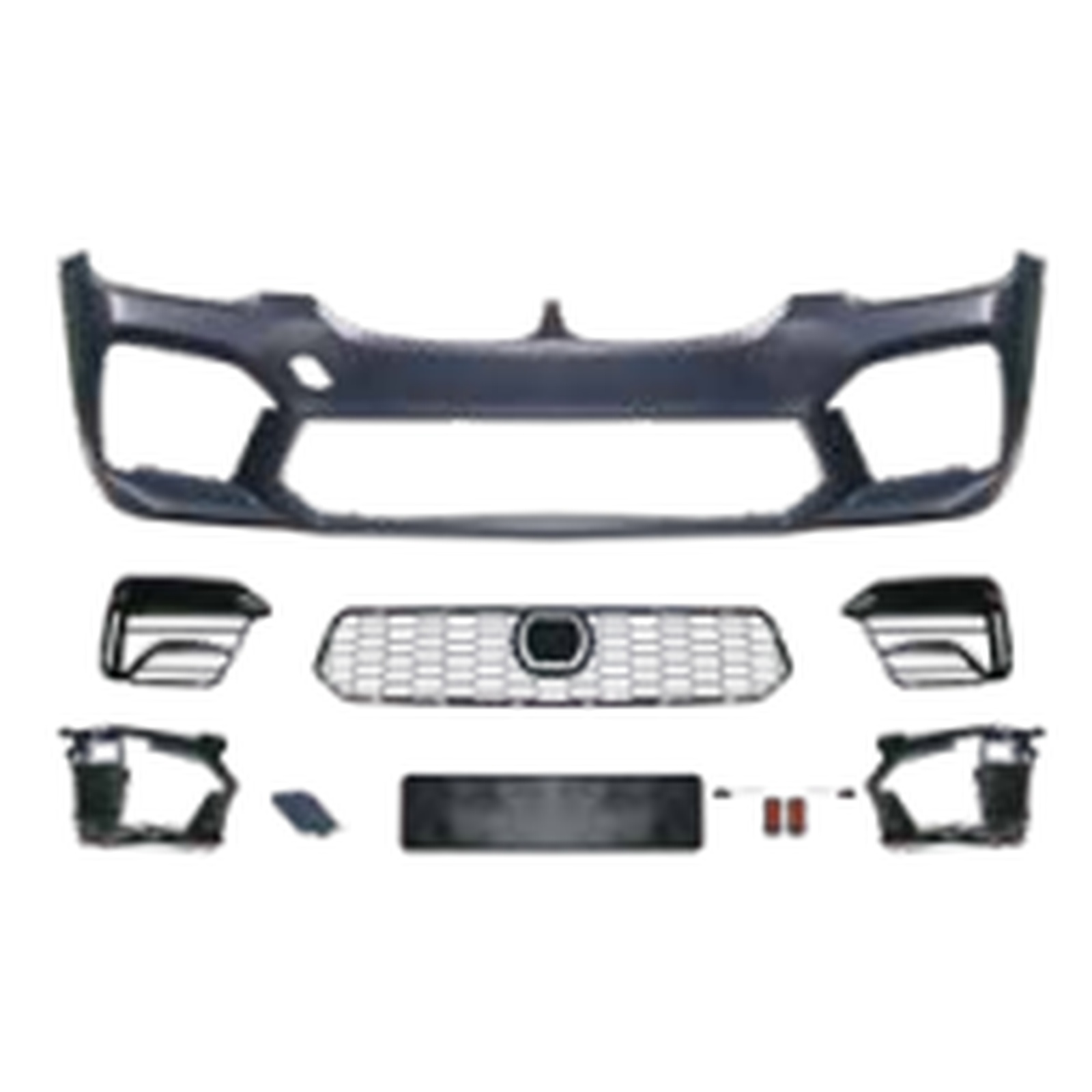 G30 M5 Front Bumper Assy Old To New/No need change lamps Style MTP-G30-003 for BMW