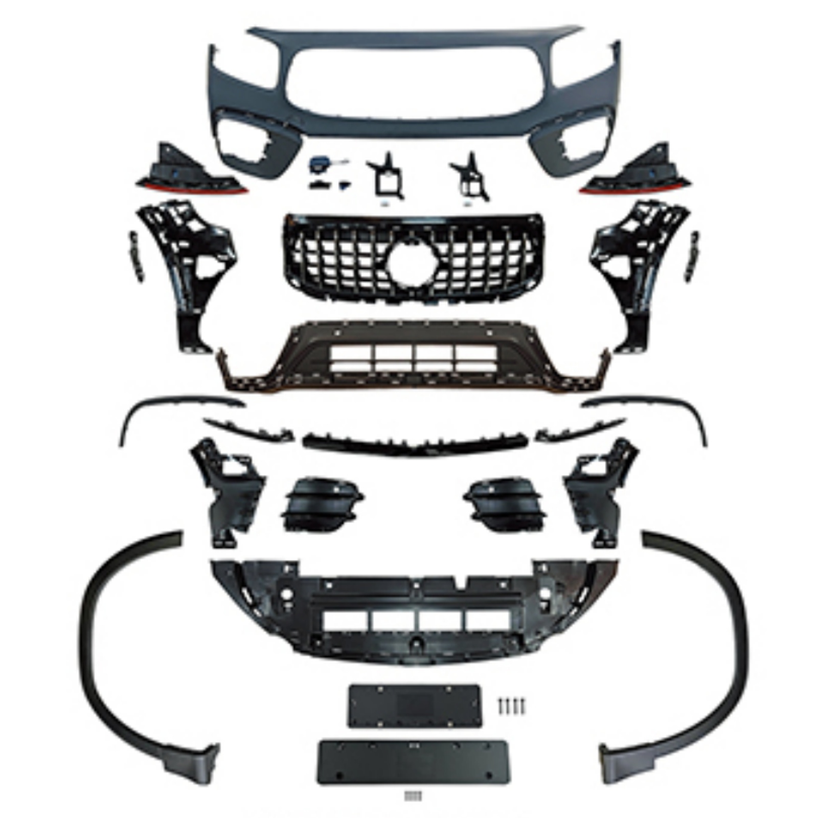 24 GLB35 Front Bumper With Grille/20+ MTP-X247-002 for BENZ