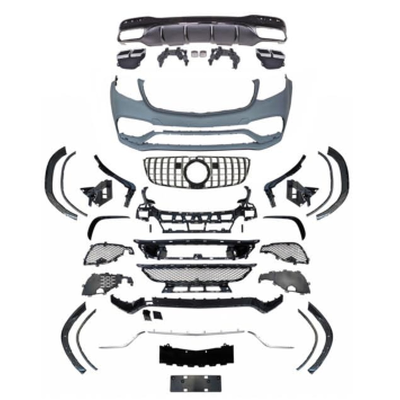 GLS 63 Full Set Bodykiy For AMG Line MTP-X166-003 for BENZ