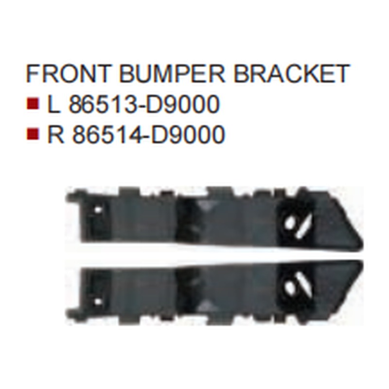 Bracket,Front Bumper KA0840051X1 for 起亚 Kia