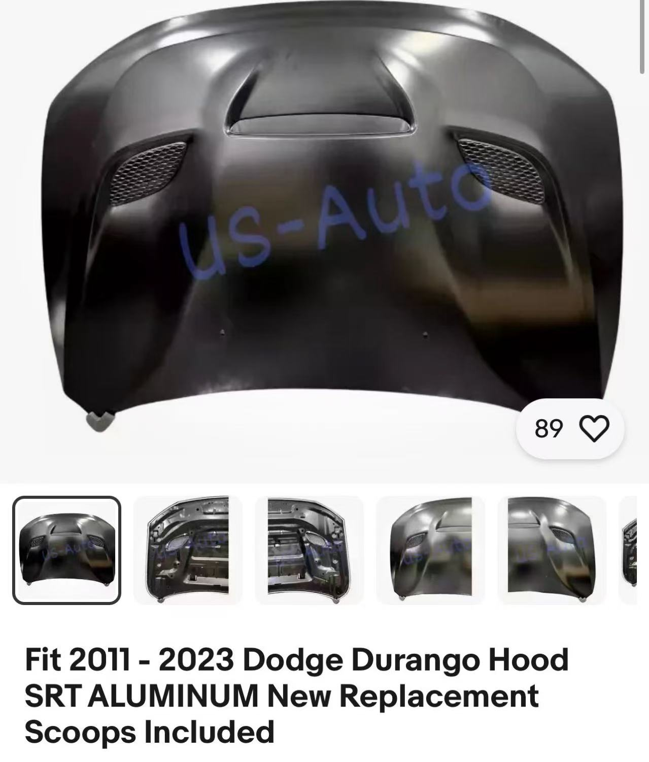 Hood/Bonnet DGT0790010 for 道奇改装 Dodge Tuning