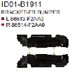 Bracket,Front Bumper HN0210050 for 现代 Hyundai