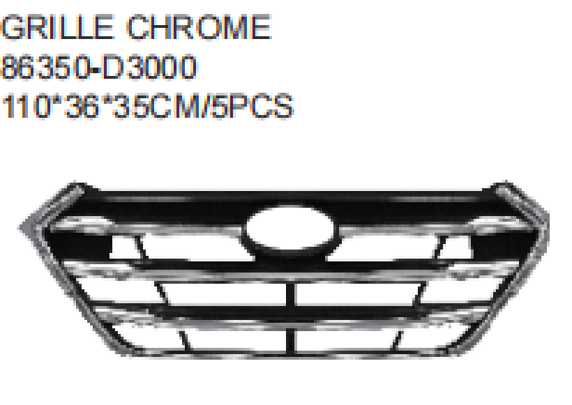 Grille HN0910072 for 现代 Hyundai