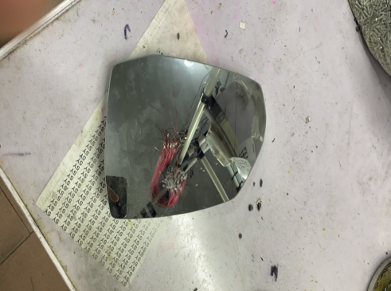 Heated Mirror Glass AU0110281 for 奥迪 Audi