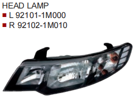 Head Lamps KA0130111 for 起亚 Kia