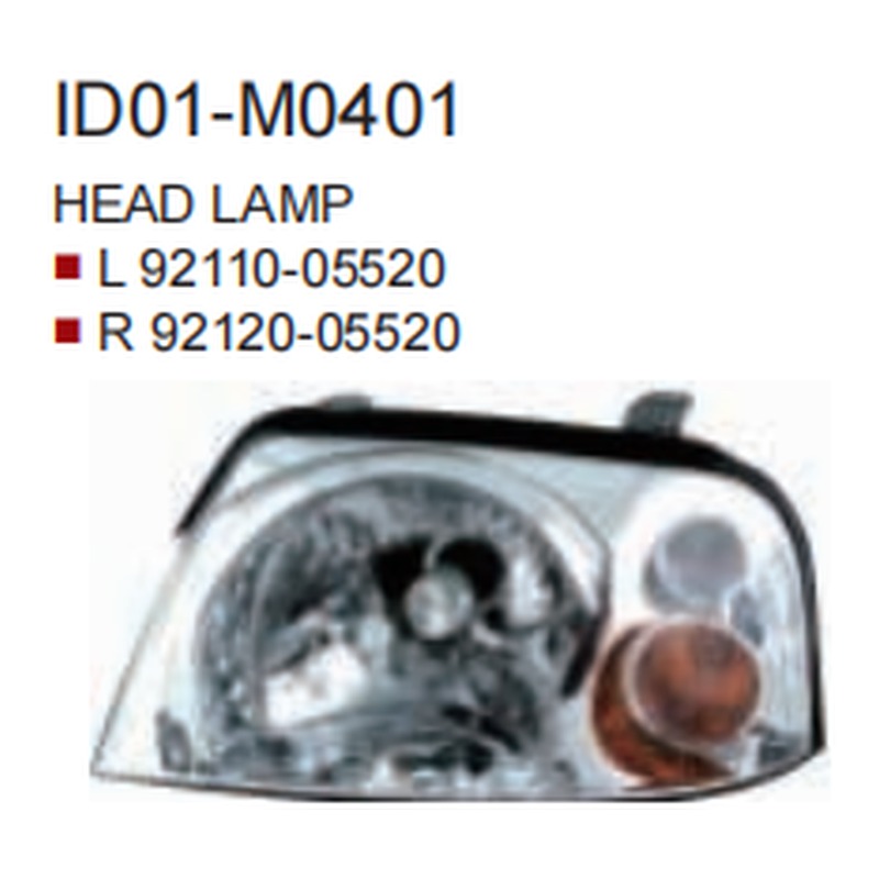 Head Lamps HN0090112 for 现代 Hyundai