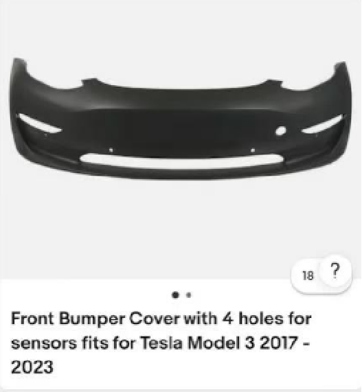 Front Bumper TS0010040J for 特斯拉 Tesla