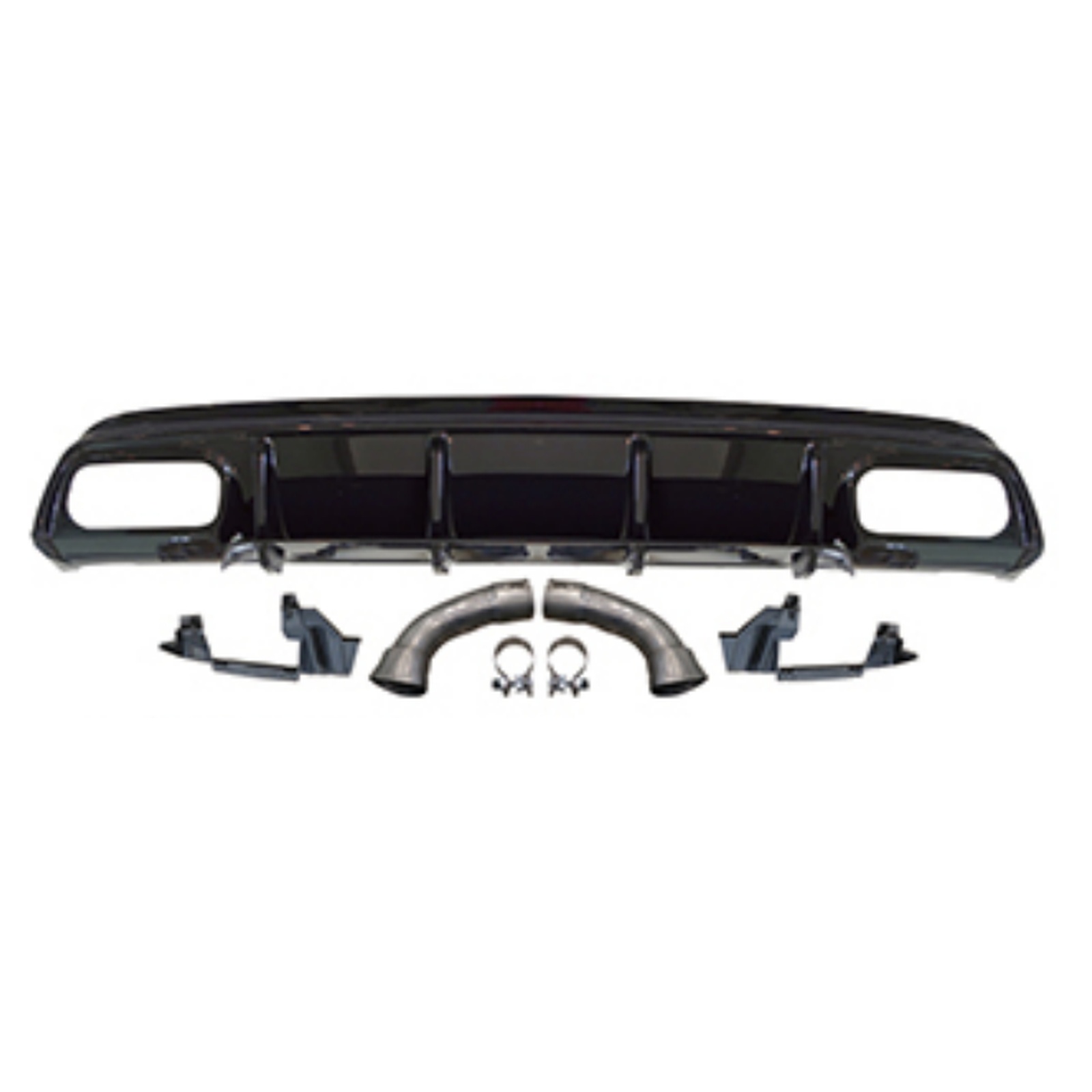 A45 Rear Diffuser/For AMG/Gloss Black/ MTP-W176-012 for BENZ