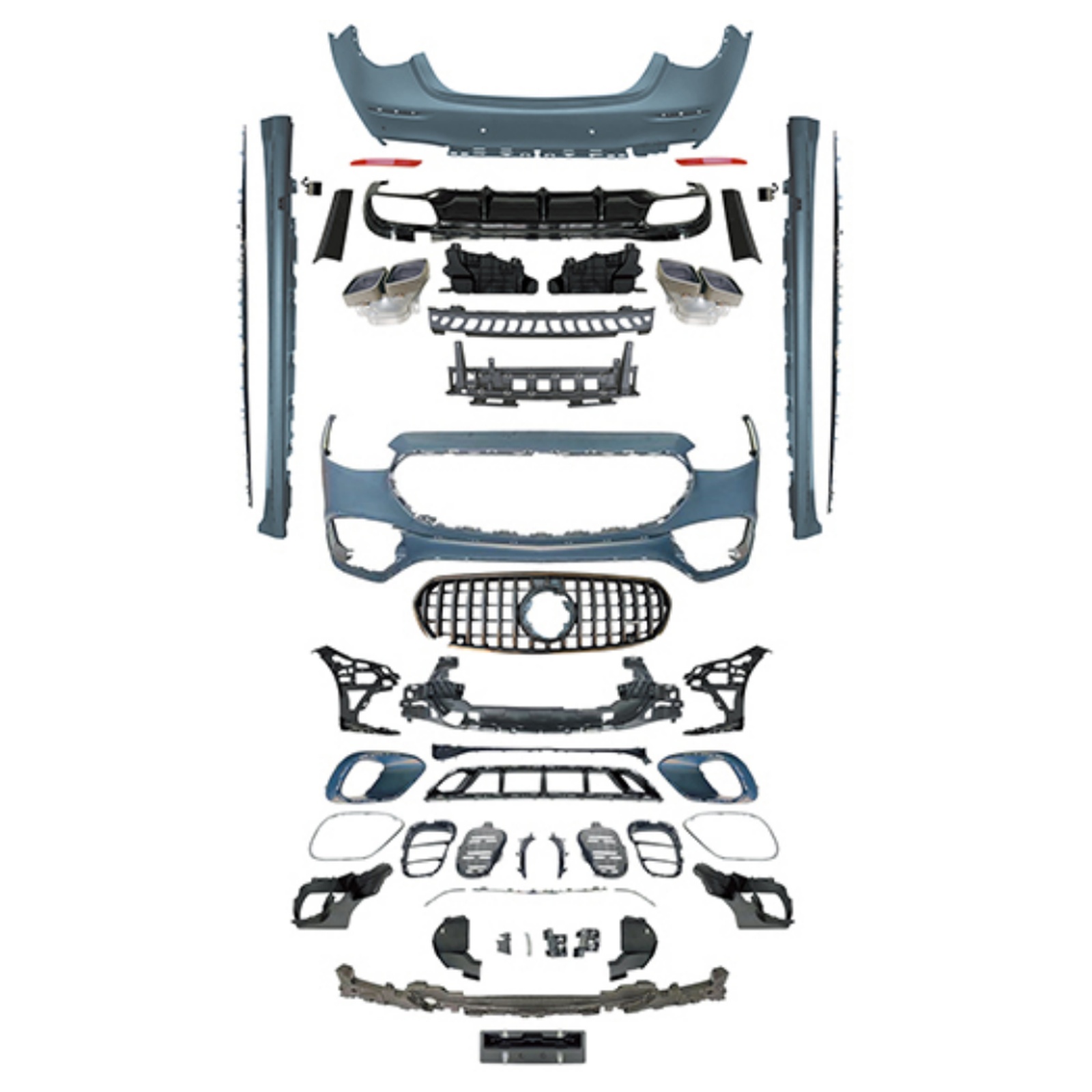 S63 Bodykit For Normal MTP-W223-003 for BENZ