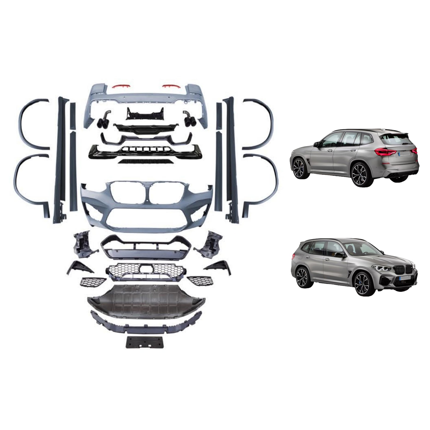 X3M Bodykit For Normal 18-20 MTP-G01-001 for BMW