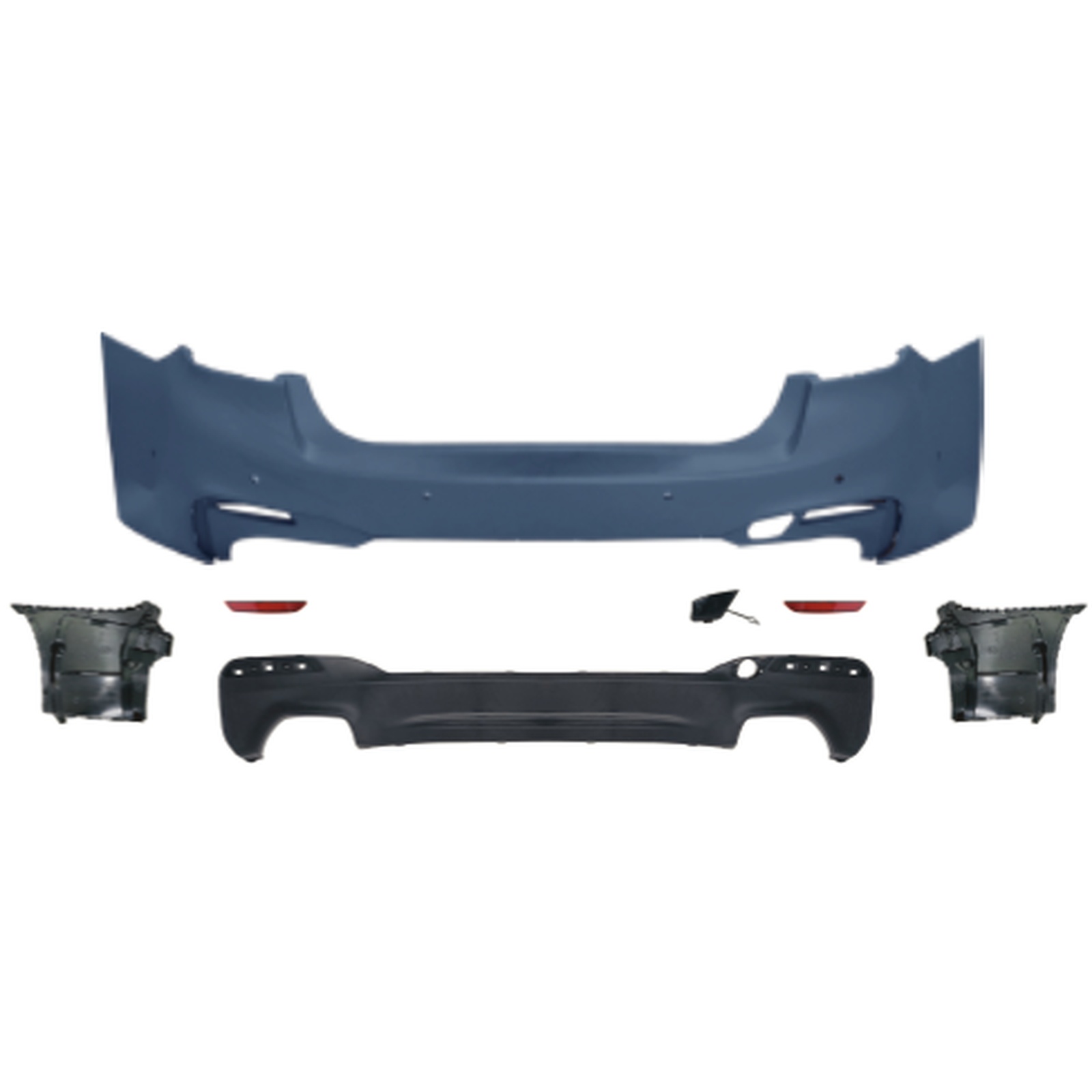 G30 M-Tech Rear Bumper Assy MTP-G30-034 for BMW