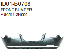 Front Bumper HN0190040P for 现代 Hyundai