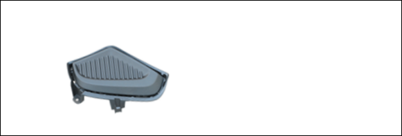Fog Lamp Cover TY1300092R2 for 丰田 Toyota