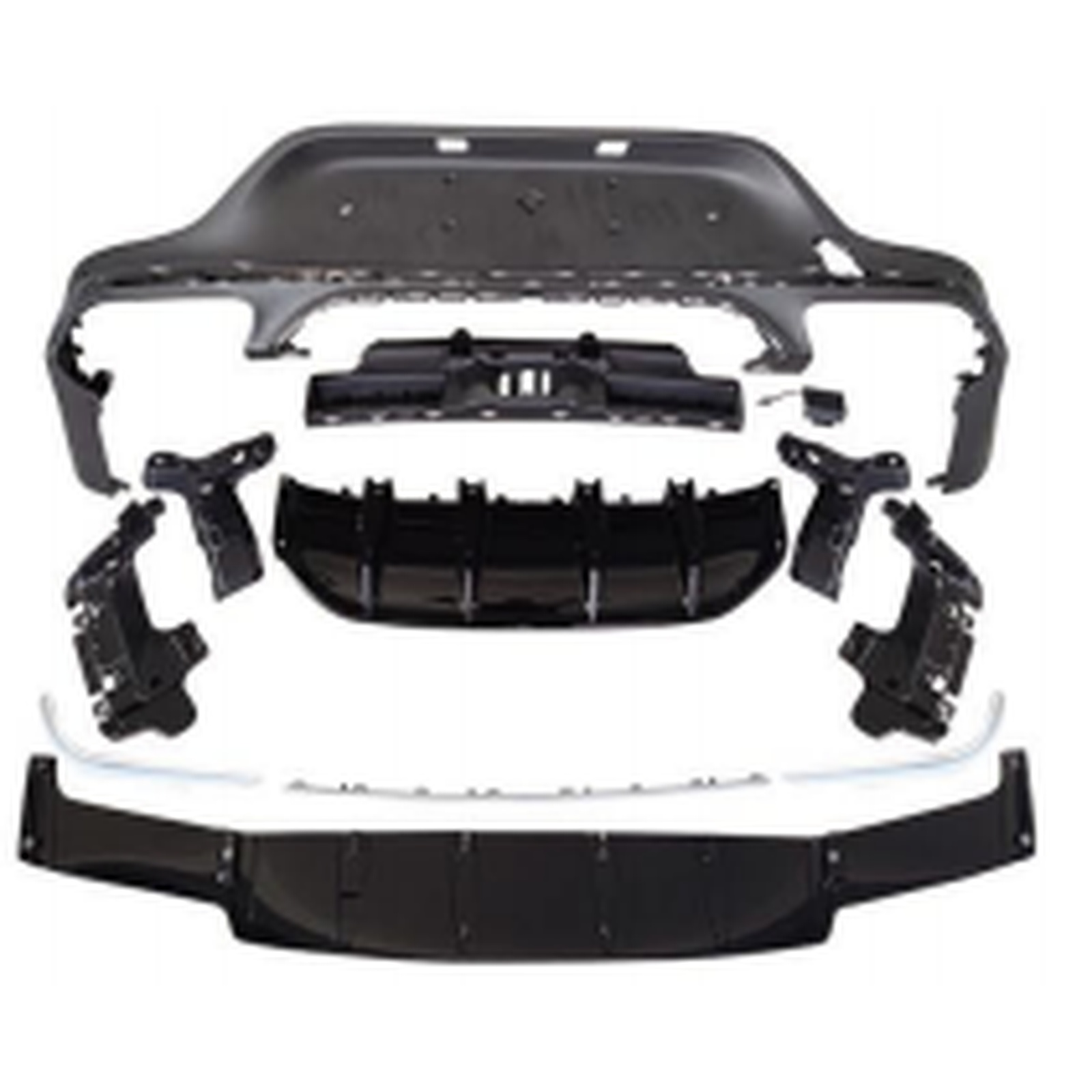 GLC63 Rear Diffuser/For AMG Coupe/Silver MTP-X253-029 for BENZ
