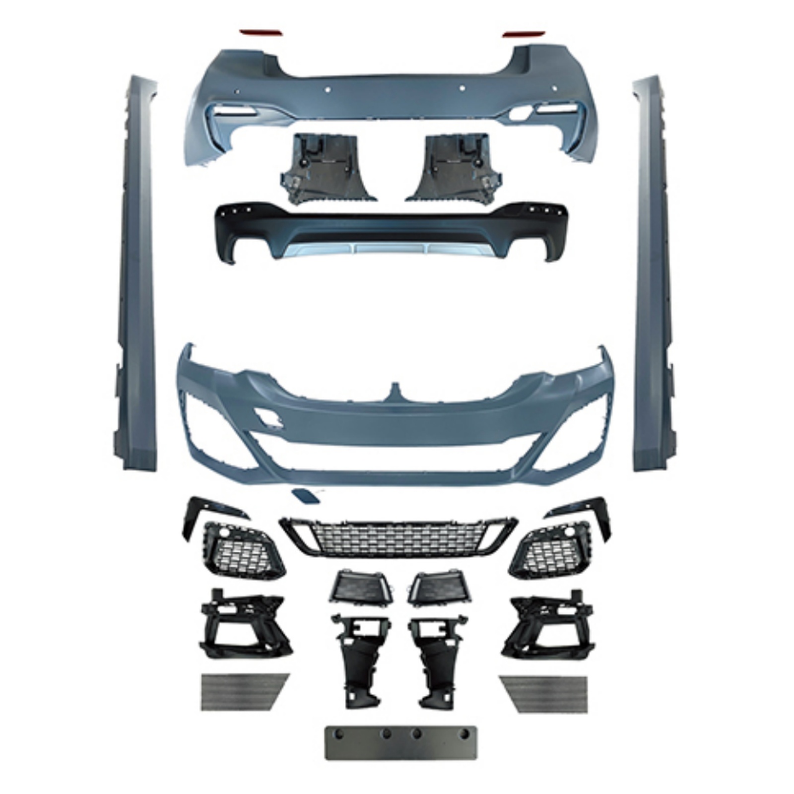 Old To New M-Tech Body Kit For 18-20/(No Need To Change Head Lamp) MTP-G30-087 for BMW