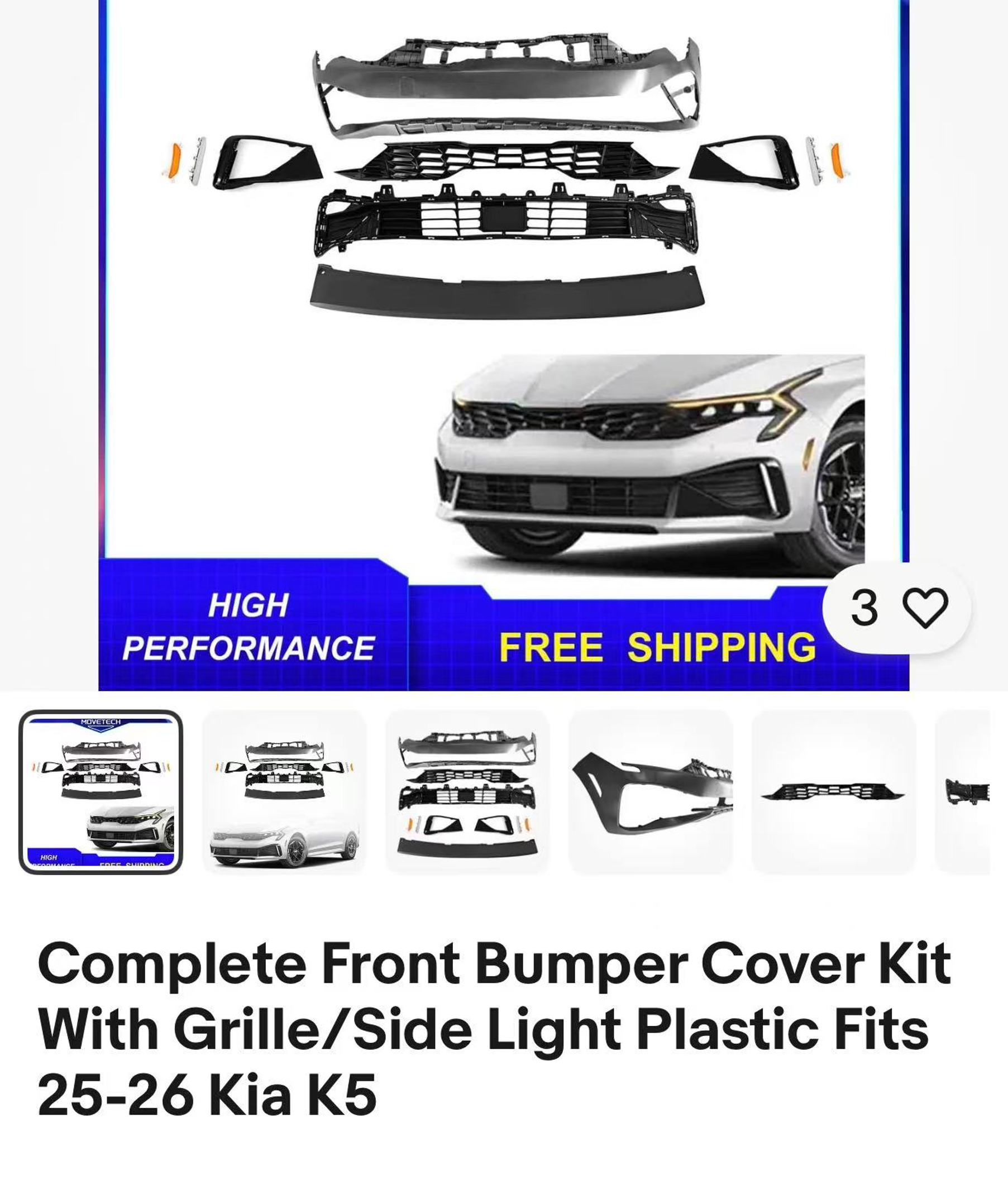 Front Bumper KA0240040 for 起亚 Kia