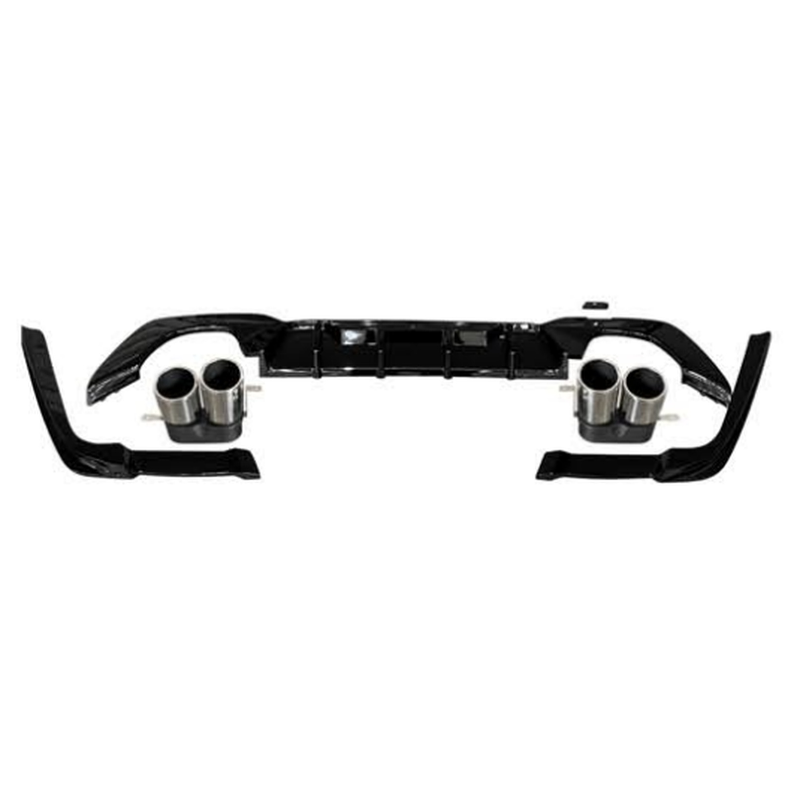 MSET Rear Diffuser With Rock Tips For M-Tech MTP-G20-018 for BMW