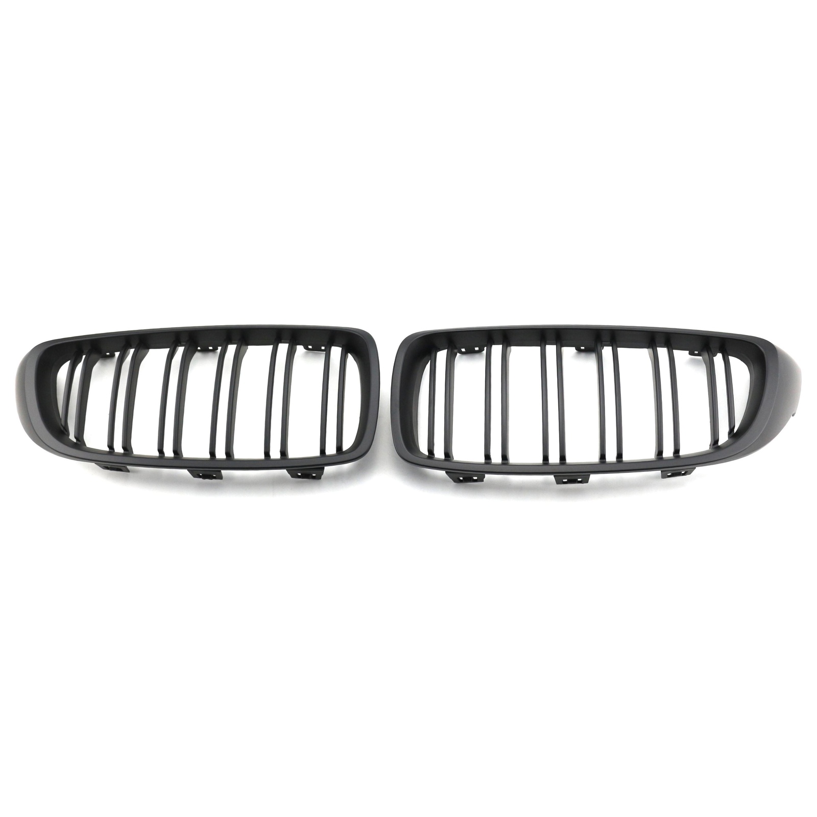 Matte black/double/grille MTP-BMG-113 for BMW