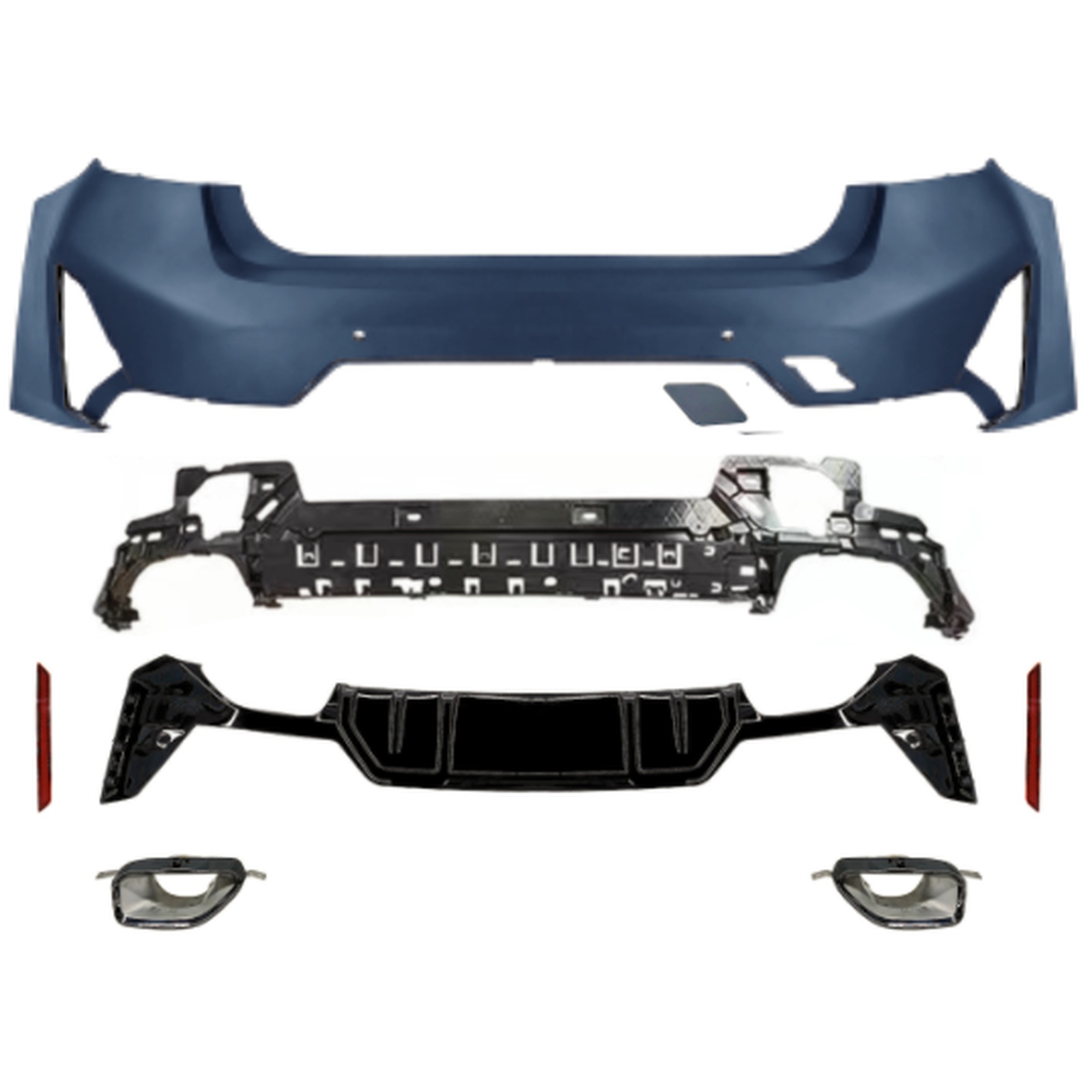 M-Tech Rear Bumper Assy MTP-G20-075 for BMW