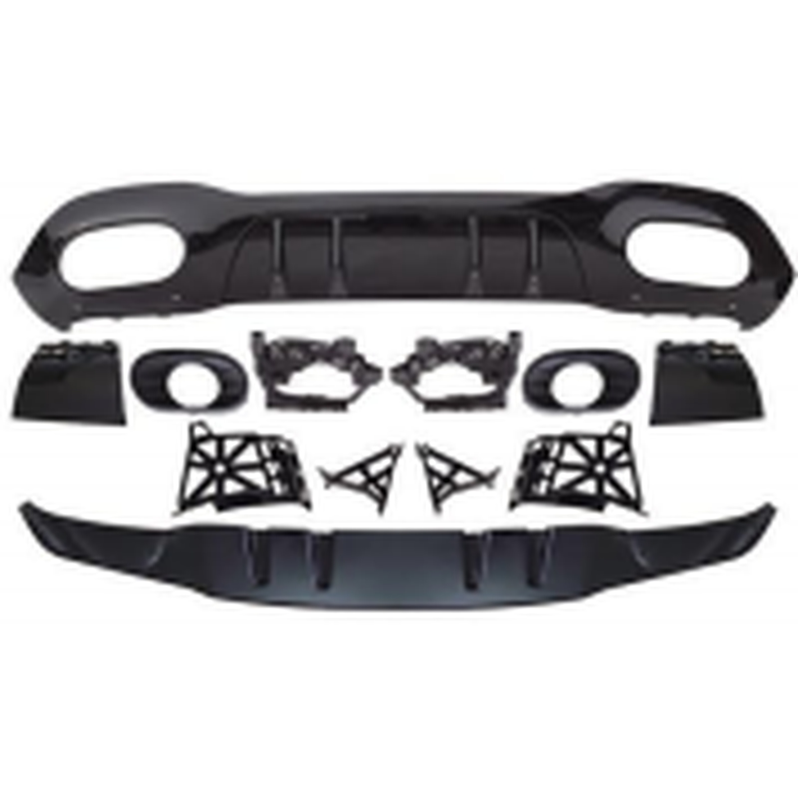 A35 Rear Diffuser/For AMG Hatchback/ MTP-W177-009 for BENZ