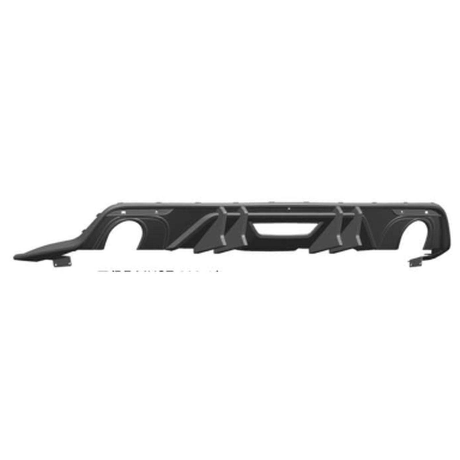 AMPP Speed Rear Diffuser Single Outlet MTP-MUST-099-1 for FORD