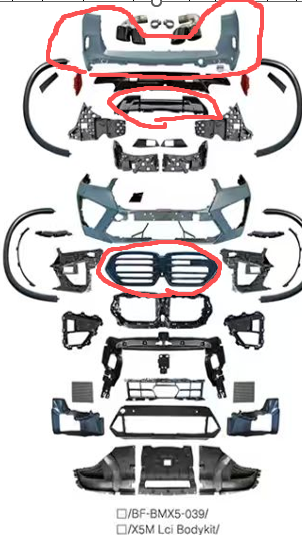 Diffuser MTP-G05-024-3 for BMW