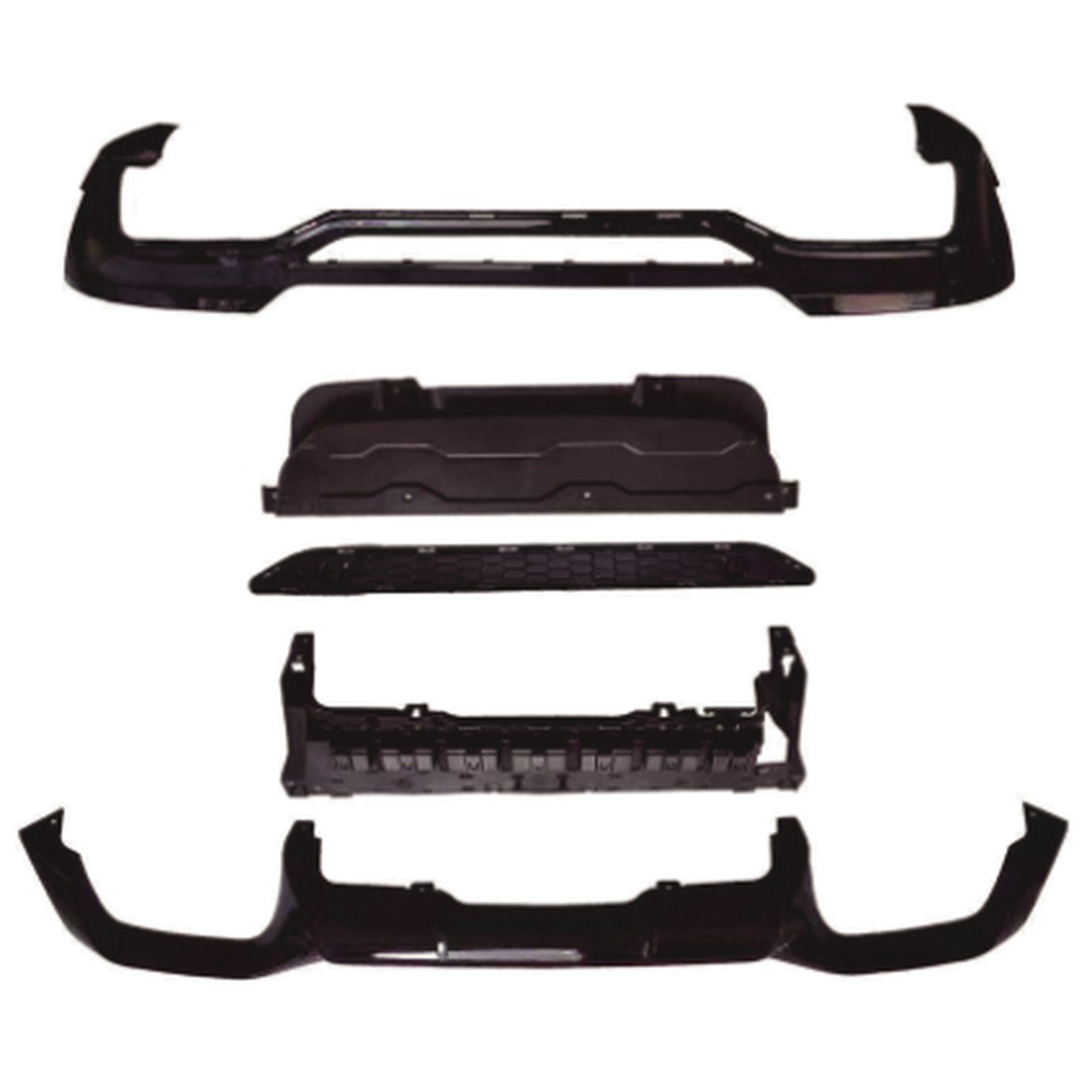 G02 X4M rear diffuser Gloss black MTP-G02-006 for BMW