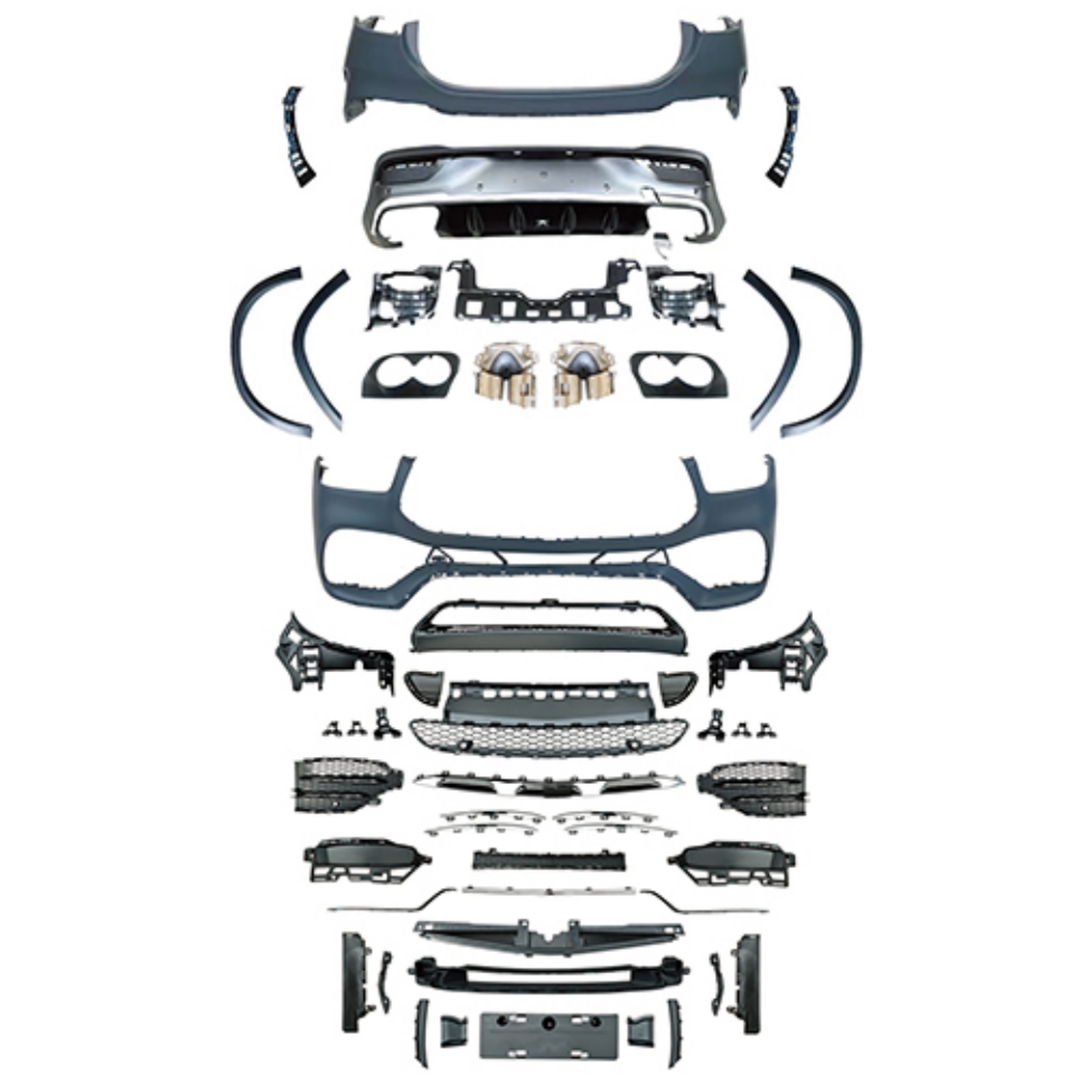 GLE53 Coupe AMG Body Kit/20-23 MTP-W167-007 for BENZ