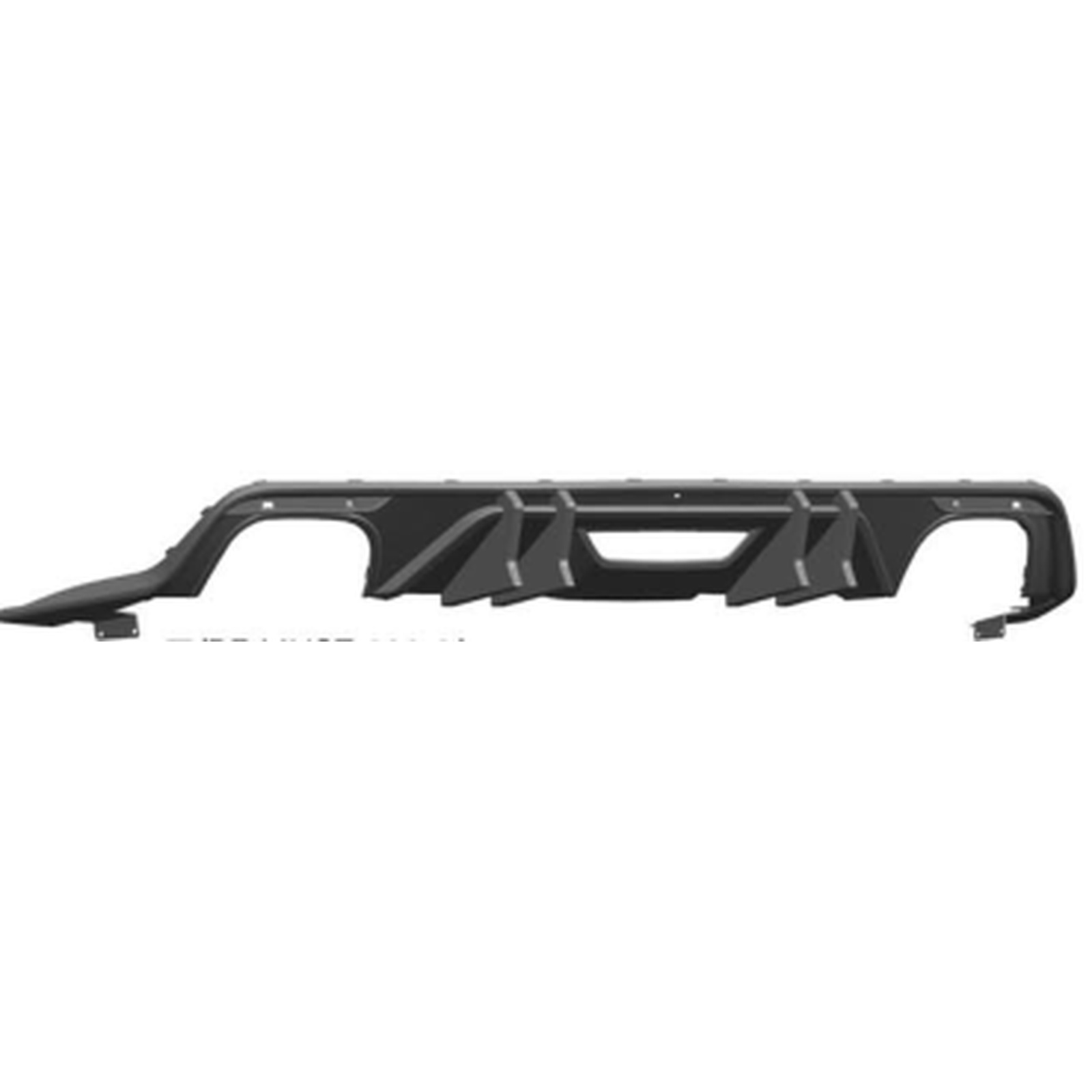 AMPP Speed Rear Diffuser Dual Outlet MTP-MUST-099-2 for FORD