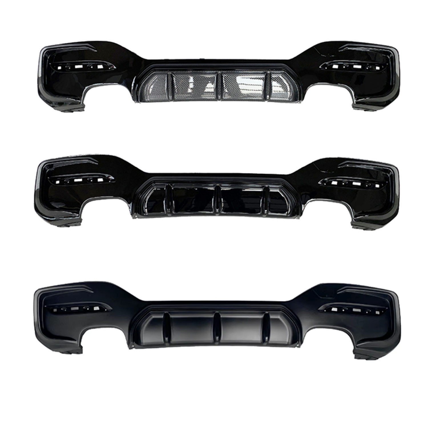 M-Performance Rear Diffuser/For M-tech/Gloss Black/OO—OO MTP-F20-037 for BMW
