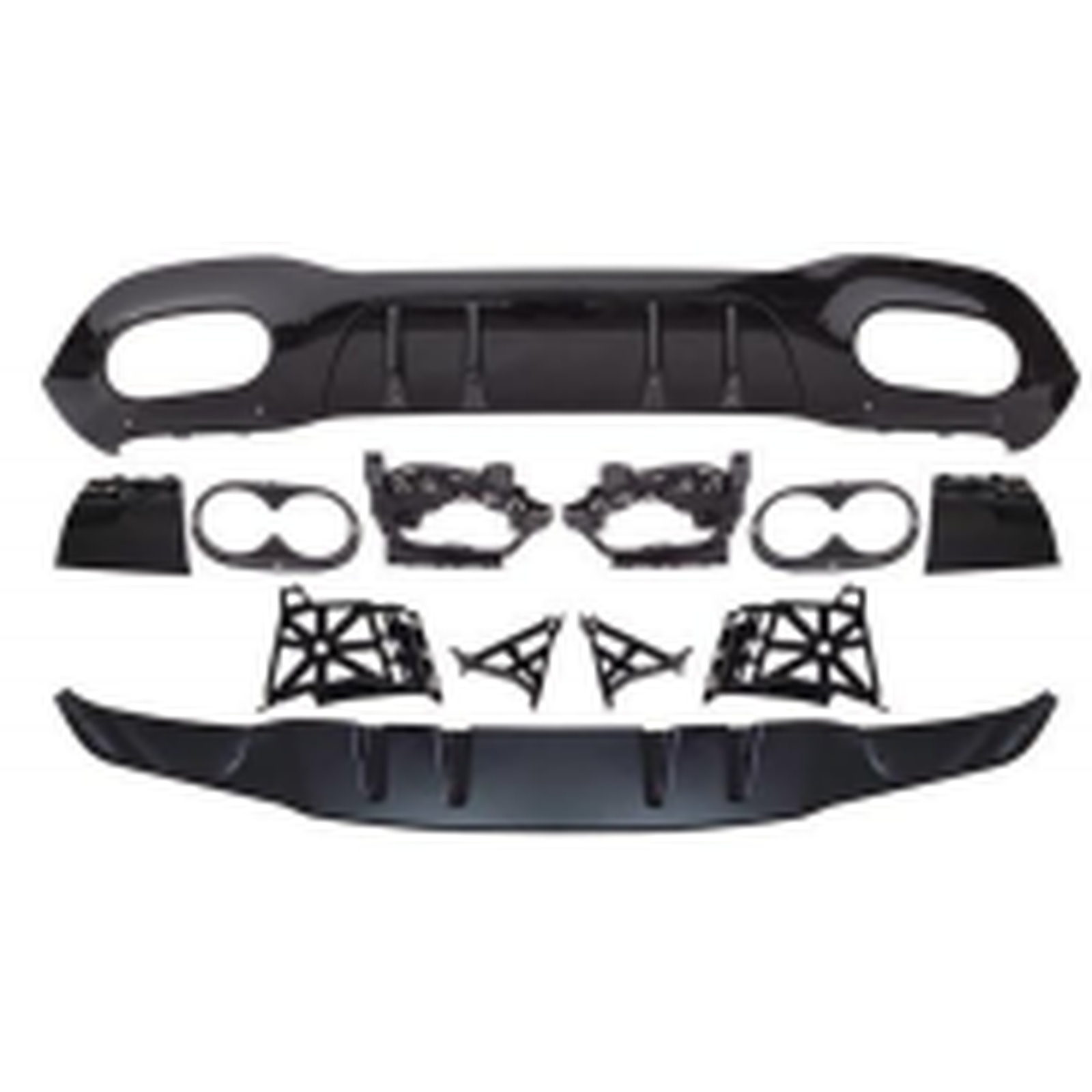 A45 Rear Diffuser/For AMG Hatchback/ MTP-W177-011 for BENZ