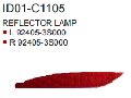 Reflector,Rear bumper HN0820210 for 现代 Hyundai