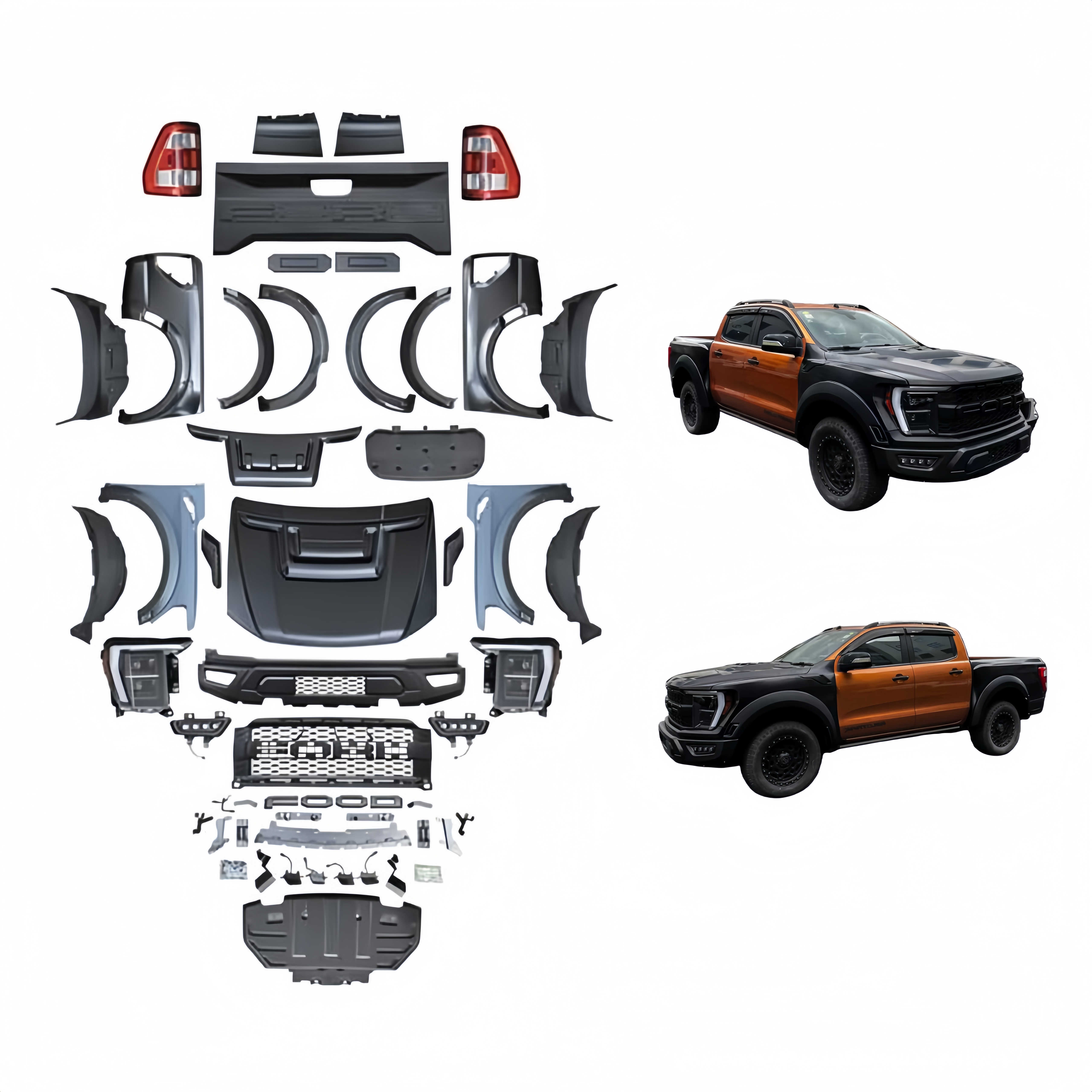 21 F150 Raptor Style Conversion Kit MTP-RNG-001 for FORD