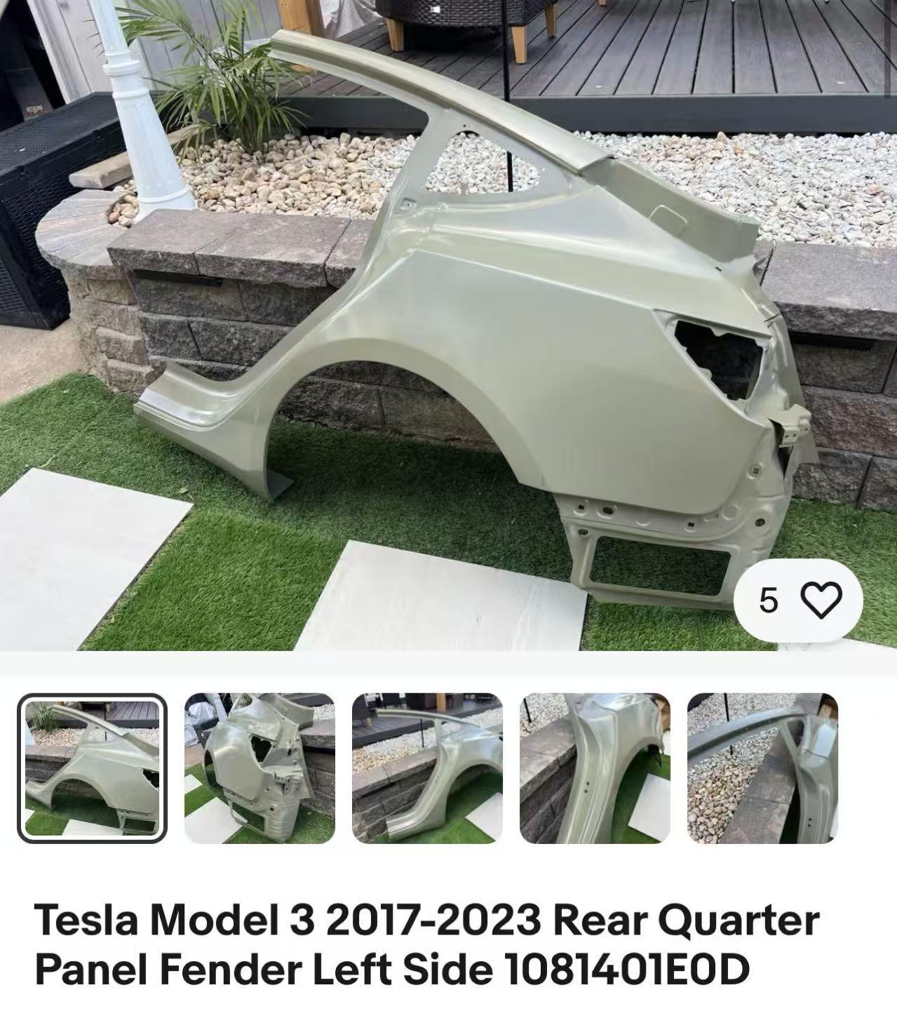Rear Fender TS0010181 for 特斯拉 Tesla