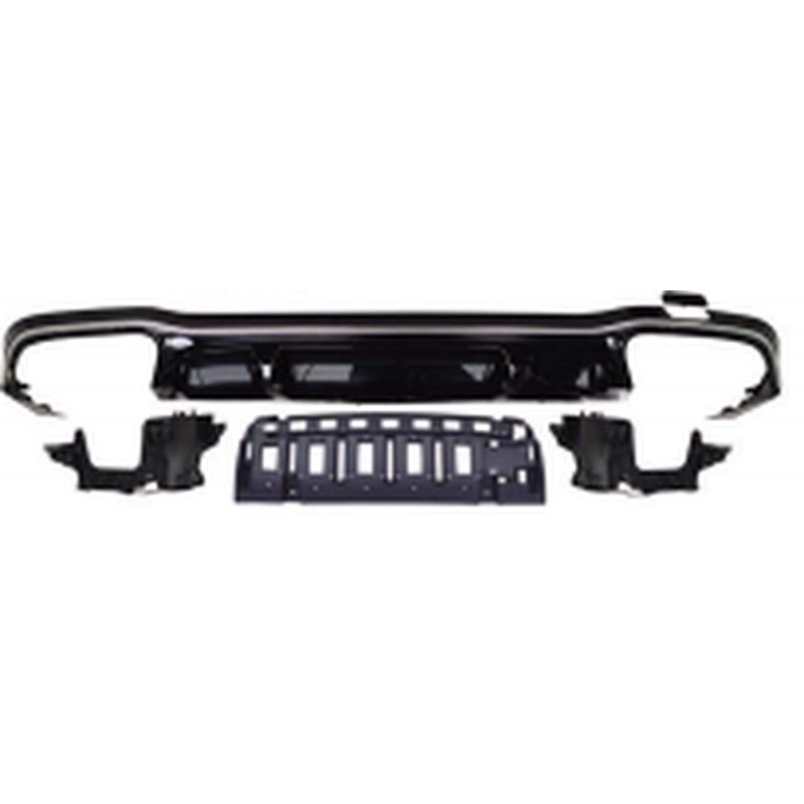 E63 GT Rear Diffuser/Silver MTP-W213-040 for BENZ
