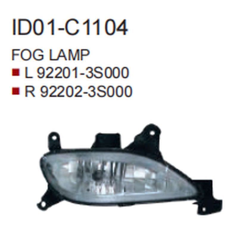 Fog Lamps HN0820101 for 现代 Hyundai