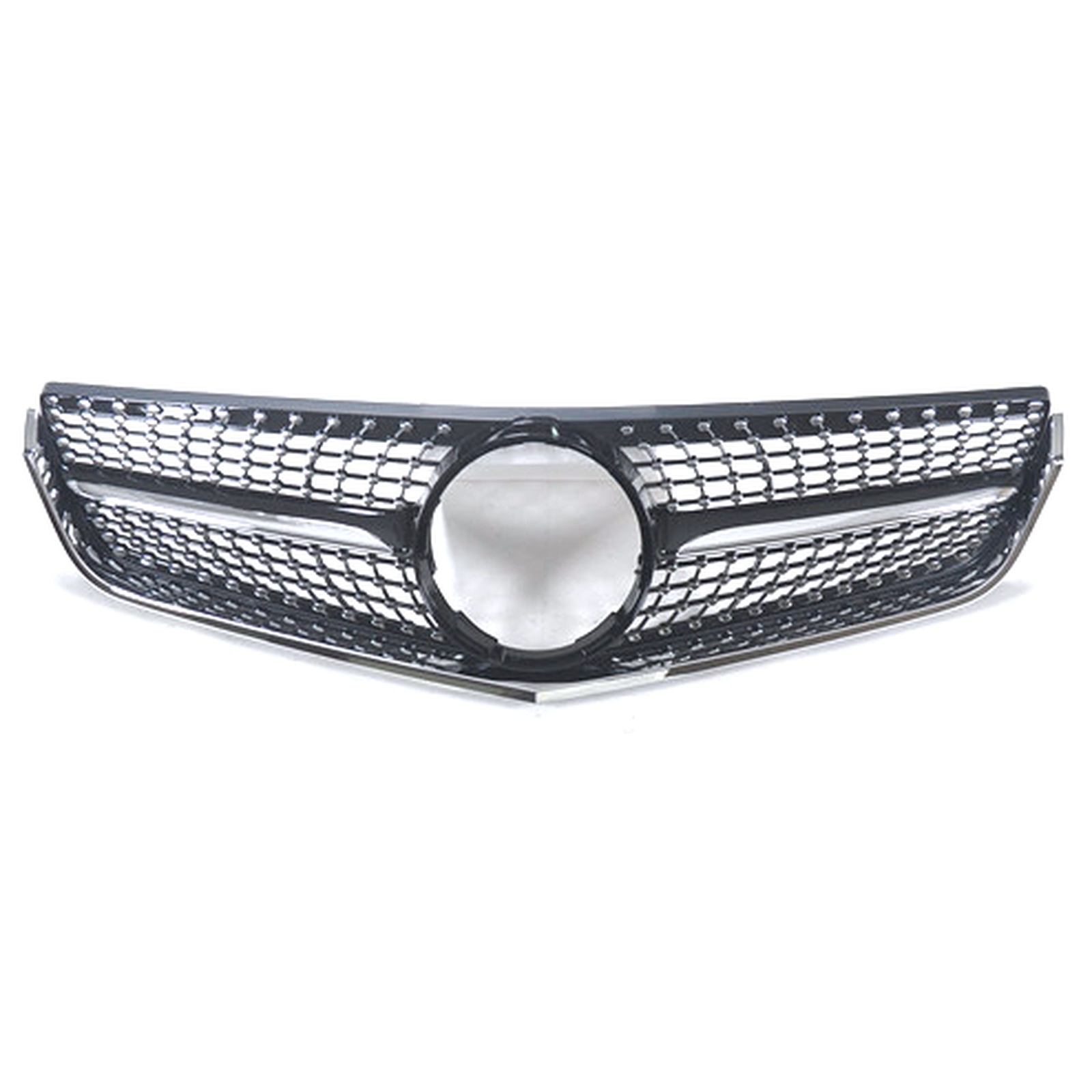 Diamond Grille Black With CAMERA MTP-BZG-057 for BENZ