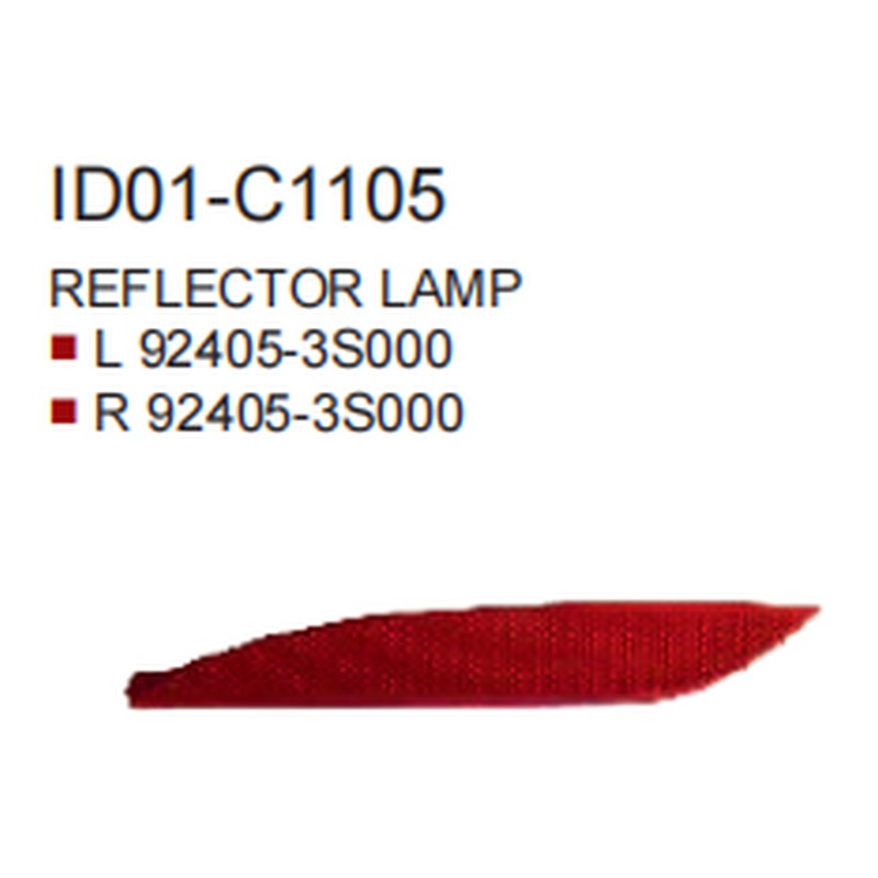 Rear bumper lamp HN0821242 for 现代 Hyundai